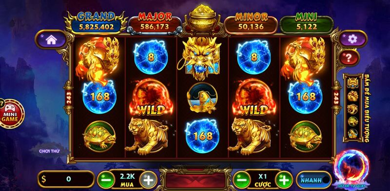 Những hoạt động trước khi vào game Kho báu tứ linh