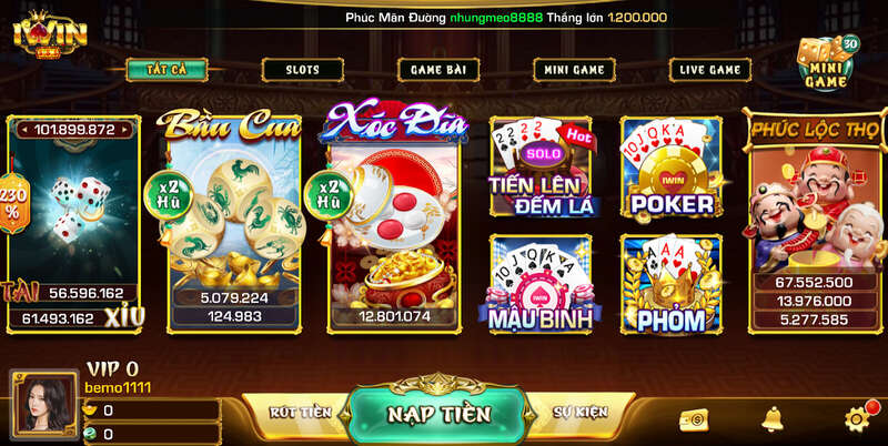 Đăng ký tài khoản nổ hũ Iwin dành cho game thủ