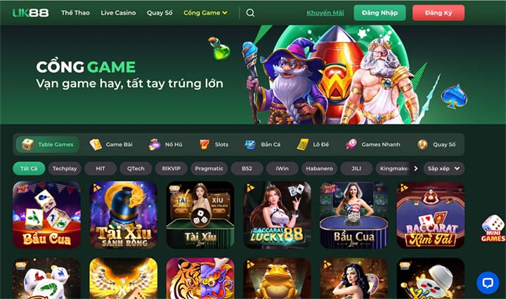 Thông tin giới thiệu về nhà cái UK88