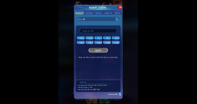 Nạp tiền Nạp tiền nổ hũ Win79 qua I-banking 