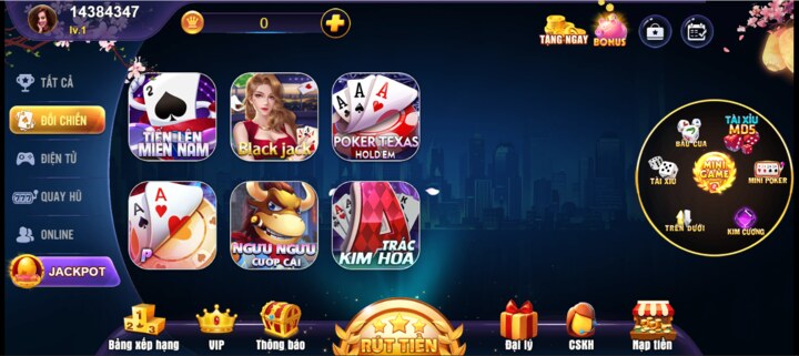 Hướng dẫn cách tải game bài đổi thẻ 8us chính hãng 