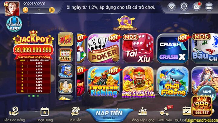 Review sảnh game hấp dẫn 999bet