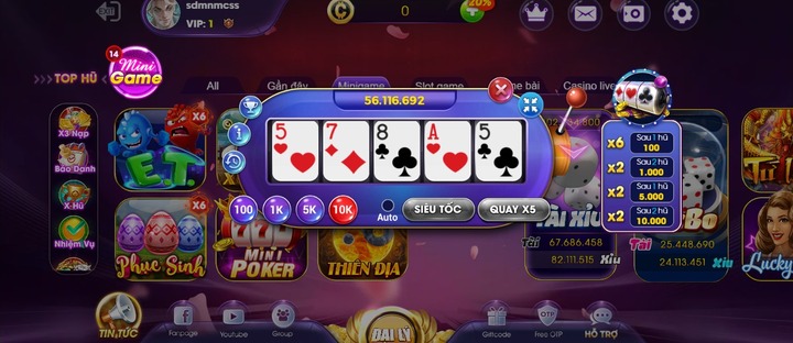 3 bước tham gia đánh bài rút về ngân hàng choang club