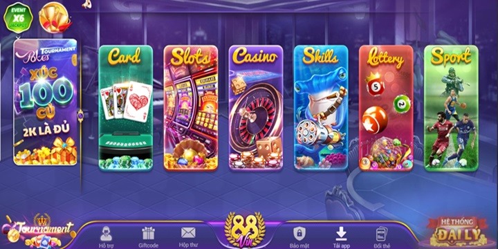 Khám phá dòng game ăn khách 88Vin đang cung cấp