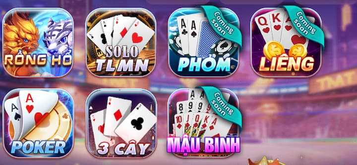 Giao diện game bài vượt thời đại Maxvin