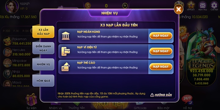 Sam86 cung cấp đa dạng game bài online rút thẻ cào