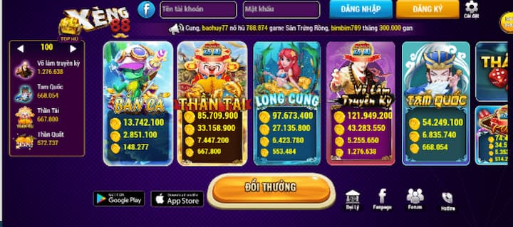 Tổng quan về game đổi thưởng online Xeng88 