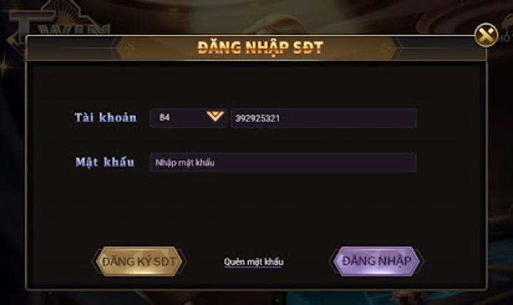 Hướng dẫn cách đăng ký/ đăng nhập Twin68