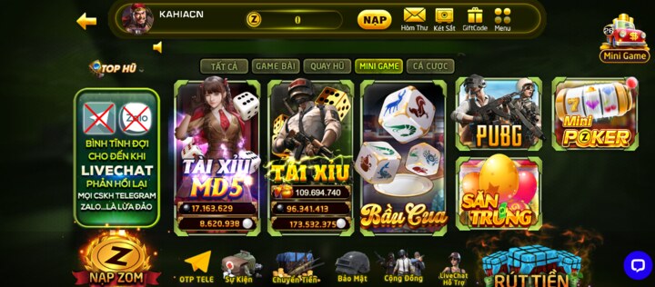 Ưu điểm siêu vượt của cổng game Zomclub