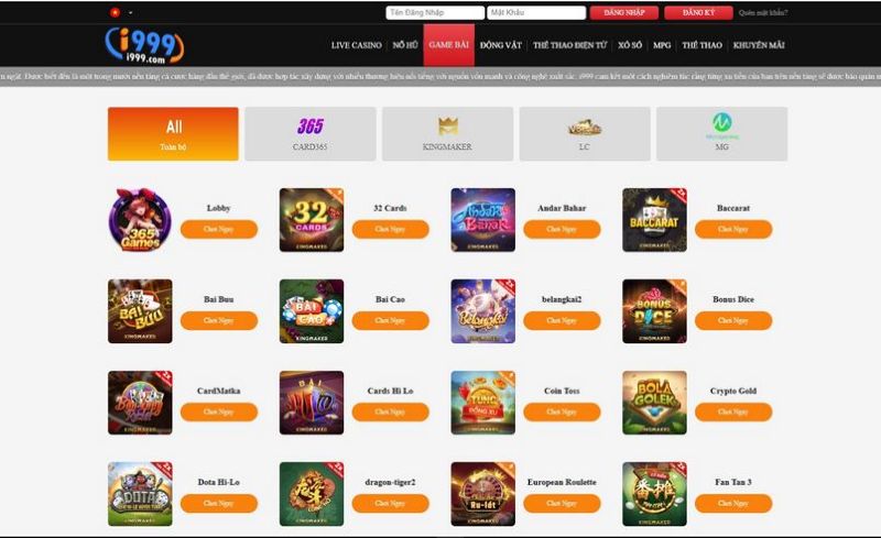 Hướng dẫn nạp tiền chơi game i999