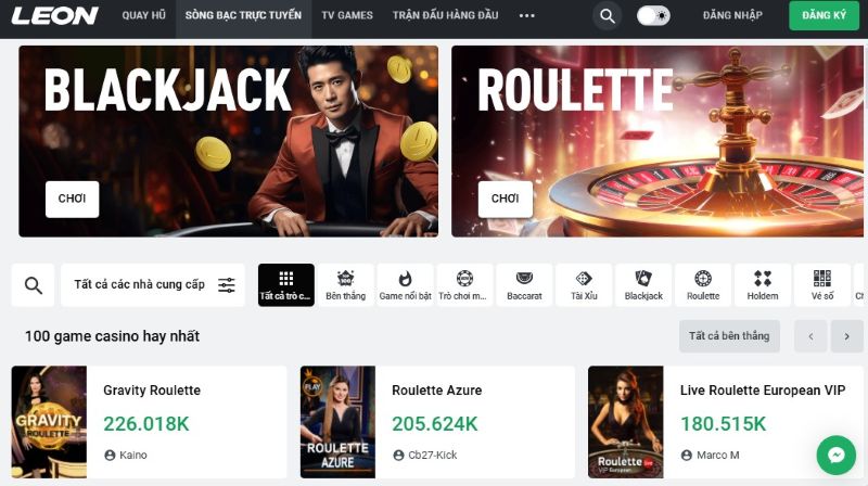 Tổng hợp khuyến mãi hấp dẫn Leon