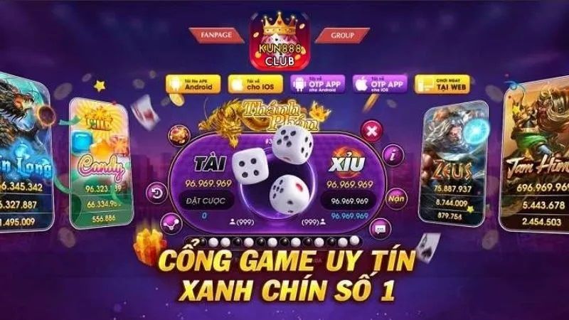 Link tải game Kun888 mới nhất  Android, IOS và APK