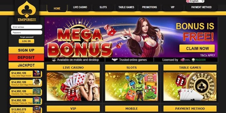 Trải nghiệm hoàn hảo tại nhà cái empire777