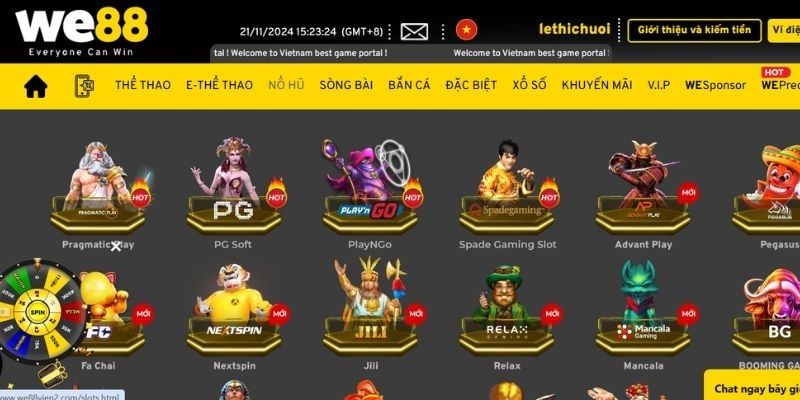 Giao diện của We 88 được thiết kế với mục tiêu tối ưu hóa trải nghiệm