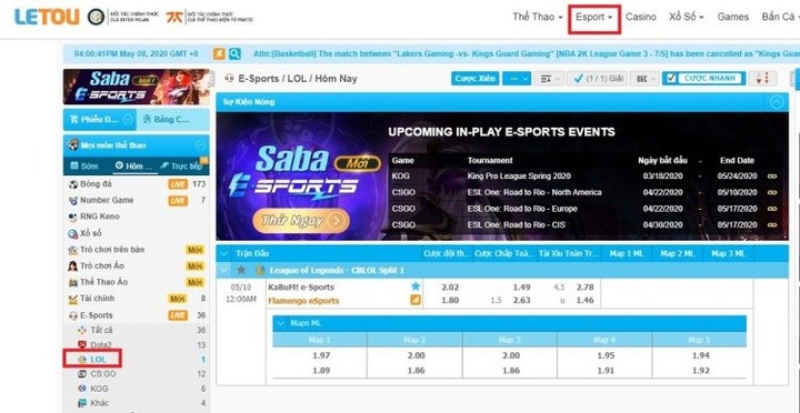 Hướng dẫn tạo tài khoản thành công tại letou