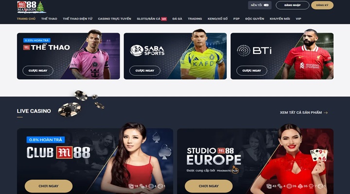 Thành tựu ấn tượng M88vin đã đạt được