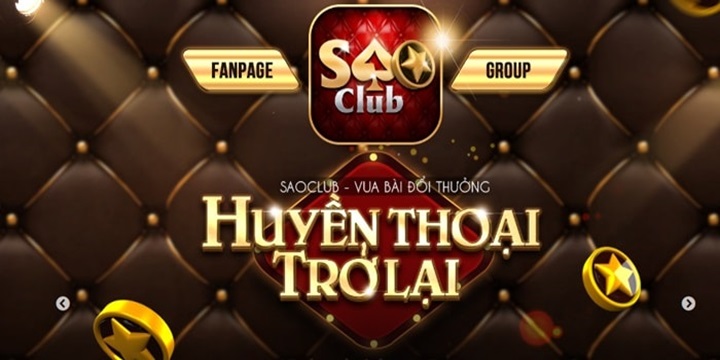 Saoclub cổng game đổi thưởng uy tín được cấp phép