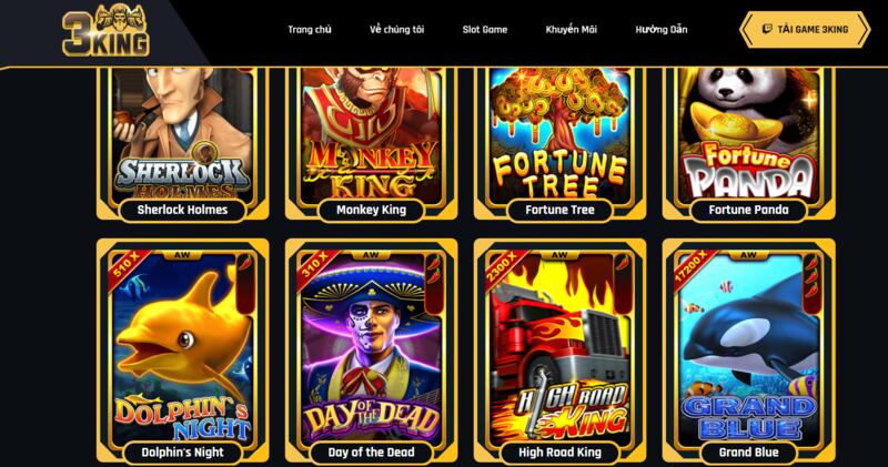 Danh sách game slot nổ hũ siêu hot