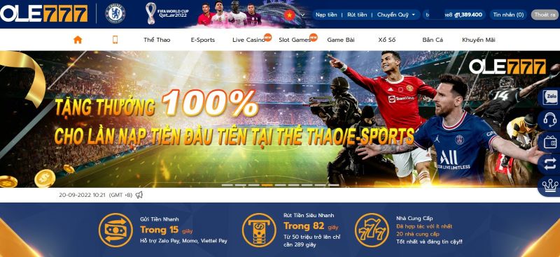 Hệ thống game đổi thưởng Ole777 mới nhất