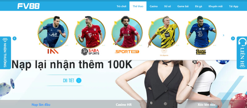 Tổng hợp các trò chơi siêu Hot tại Fv88