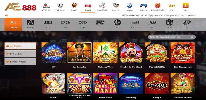 Các sản phẩm game nổi bật AE888