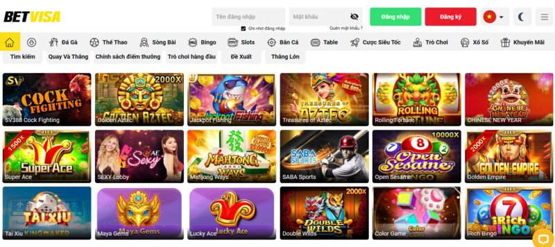 Top 5 thể loại trò chơi tại Betvisa